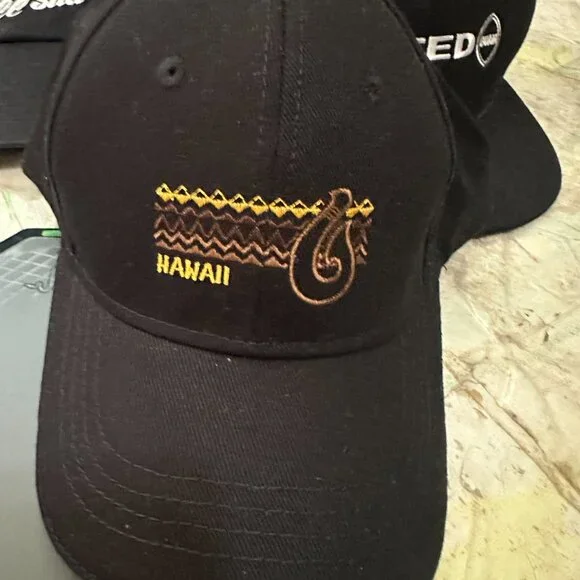 Lot of 8 Guam Hats Guam Seal Tao Tao Bud United 671 Coffee DNA Evo Hafa Ada